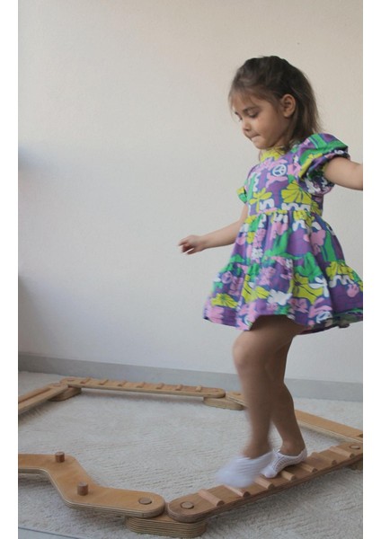 Montessori Çocuk Gelişim Denge Yürüme Tahtası fırsatları