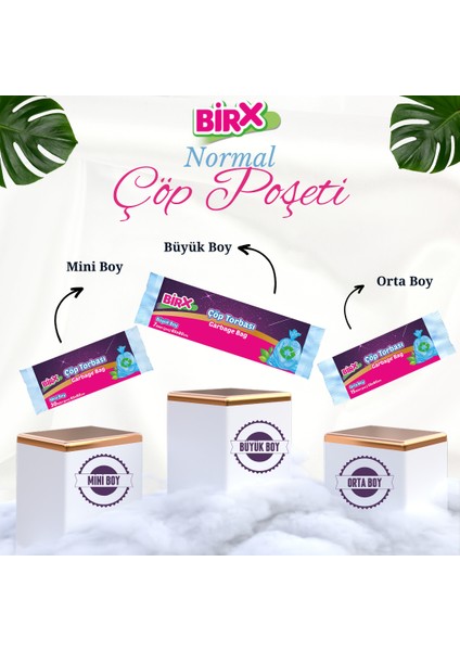 Battal Boy Çöp Poşeti 75X90 25'li Rulo 250 Adet