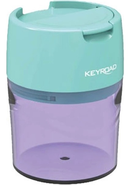KR972410 Pastel Robby Çift Gözlü Hazneli Kapaklı Kalemtraş