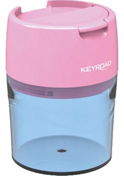 KR972410 Pastel Robby Çift Gözlü Hazneli Kapaklı Kalemtraş