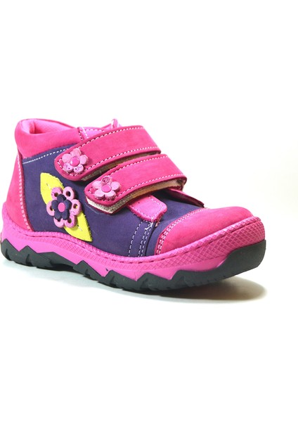 BY.671 Deri Pembe Cırtlı Ortopedik Kız Çocuk Bot fiyatları