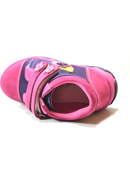 BY.671 Deri Pembe Cırtlı Ortopedik Kız Çocuk Bot fırsatları