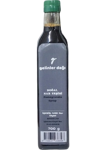 Hatay Doğal Nar Ekşisi 700 gr
