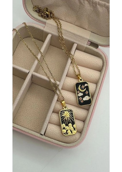 Güneş Çelik Tarot Kolye