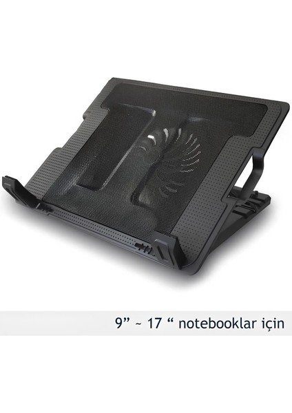 2 Li Netbook Soğutucu Kaliteli Vekadmeli-Işıklı ve Hafif Tasatım