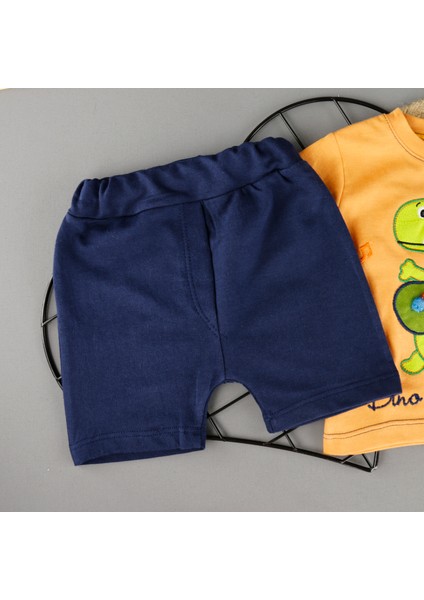 Dino Detaylı 2'li Yazlık Erkek Takım modelleri