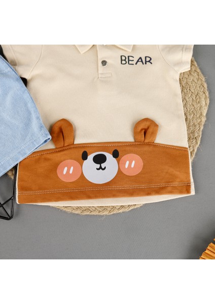 Kulaklı Bear Detaylı 2'li Erkek Takım fiyatları