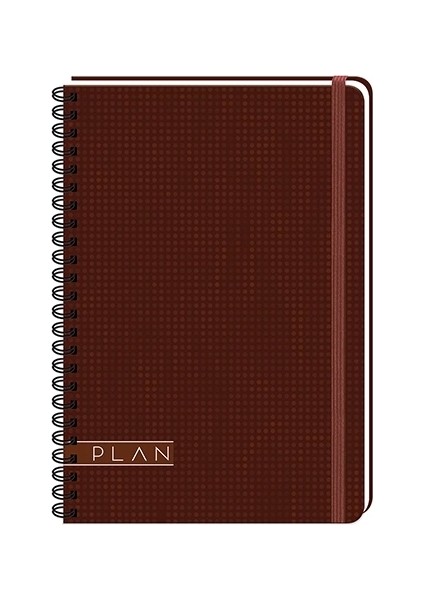 Keskin 17X24 Plan Plaza Sert Kapak Spiralli Defter 100 Yp. Çizgili