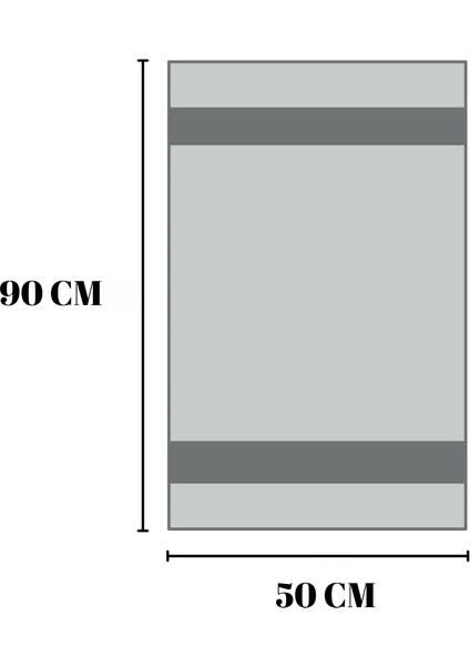 Parlement Mavisi 50X90 cm El ve Yüz Havlusu - %100 Pamuk, Yumuşak ve Hızlı Kuruyan Kuaför Misafir Spor Havlusu