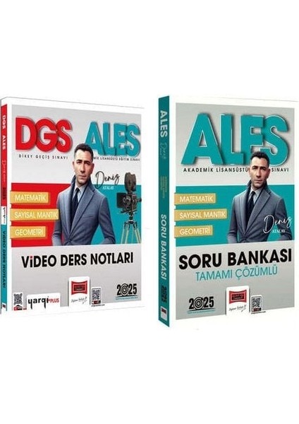 2025 ALES Matematik Sayısal Mantık Video Ders Notları - Soru Bankası 2’li Set