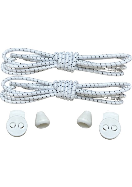 Akıllı Bağcık, Pratik Lastikli Ayakkabı Bağcığı, Spor, Çocuk, Klasik ve Bot Bağcığı, 1 Çift