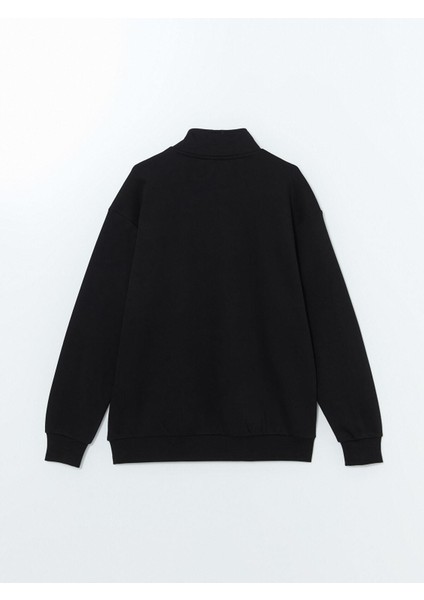 Xsıde Dik Yaka Uzun Kollu Erkek Sweatshirt modelleri