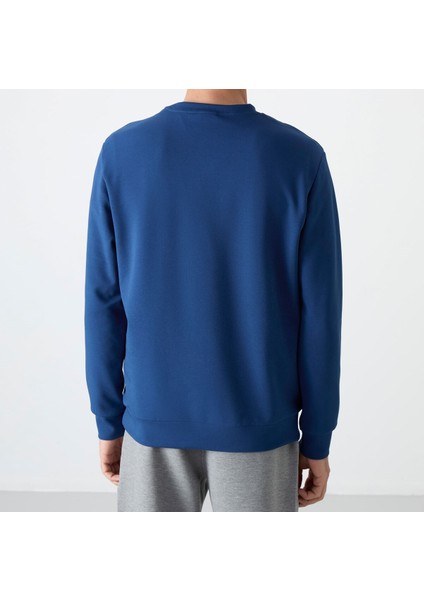 Basic Erkek Sweatshirt - Kompakt Kumaş, Uzun Kollu, Yumuşak ve Rahat - Gri (Günlük ve Casual Giyim Için) modelleri