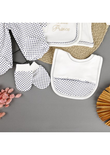 Pamuklu Yenidoğan Puantiye Detaylı 5'li Bebek Zıbın fırsatları