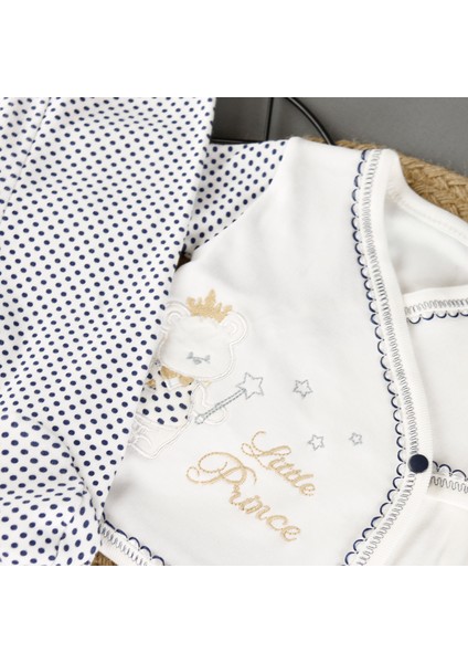 Pamuklu Yenidoğan Puantiye Detaylı 5'li Bebek Zıbın indirimleri