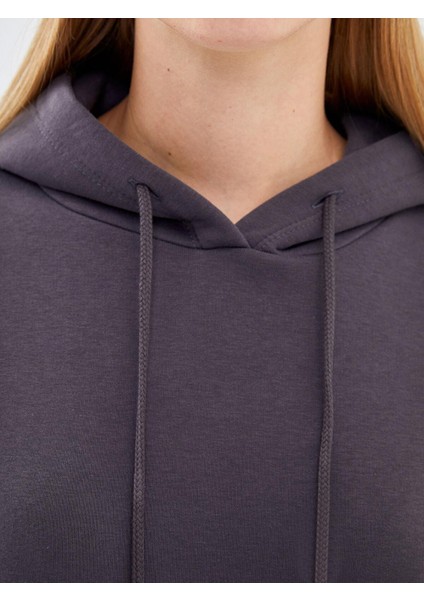 Lcw Vision Oversize Kadın Kalın Hoodie