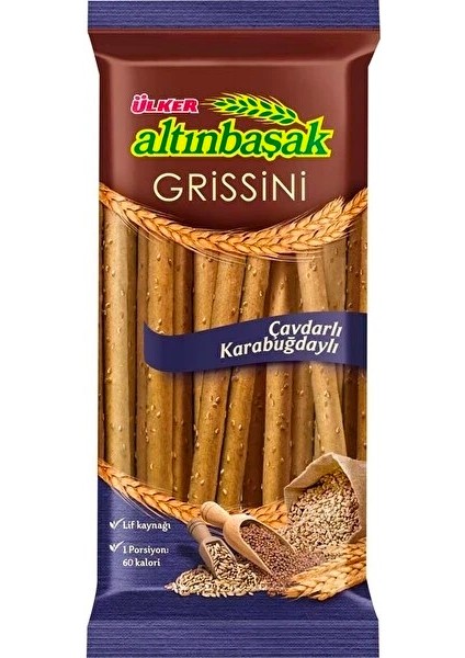 Altınbaşak Grissini Çavdarlı Karabuğdaylı 125 gr x 6 Adet