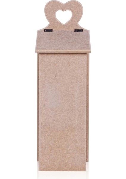 Ahşap Hoby D06 Kalp Poşetlik