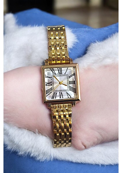 Roma Rakamlı Kare Şık Kadın Kol Saati