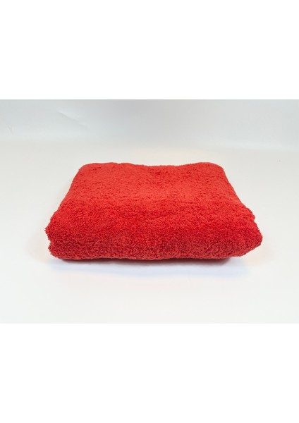 Kırmızı 50X90 cm El ve Yüz Havlusu - %100 Pamuk, Yumuşak ve Hızlı Kuruyan Kuaför Misafir Spor Havlusu