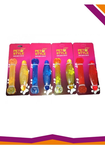Ikili Set Köpek Isırma Diş Kaşıma Oyuncağı