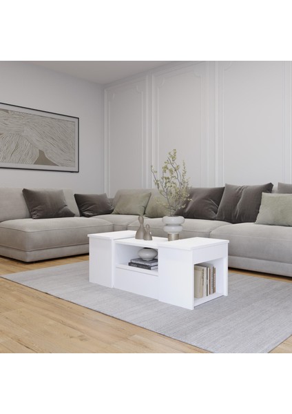 3'lü Takım Zigonlu Modern Orta Sehpa 100 cm