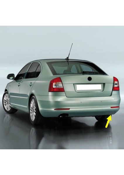 Skoda Octavia A6 Sedan 2009-2012 Arka Tampon Çeki Demiri Kapağı