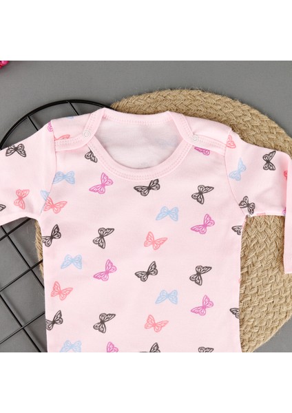 Kelebek Baskılı Kız Badi modelleri