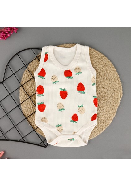 Çilek Baskılı Unisex Badi fiyatları