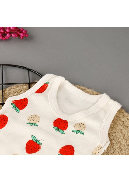 Çilek Baskılı Unisex Badi fırsatları