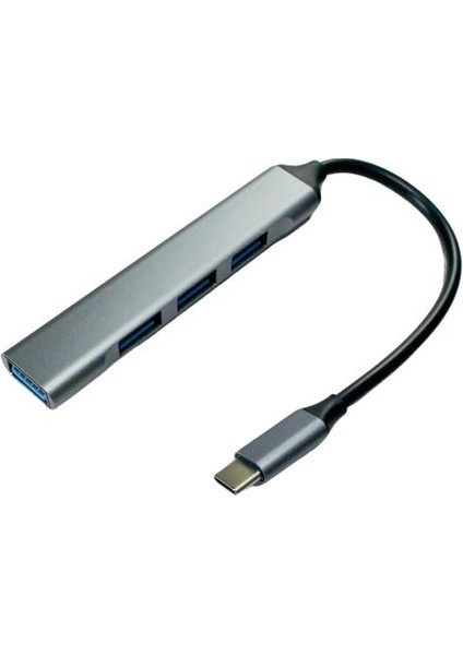 Type-C USB 4 Port Çıkışlı Çoklu Kullanım