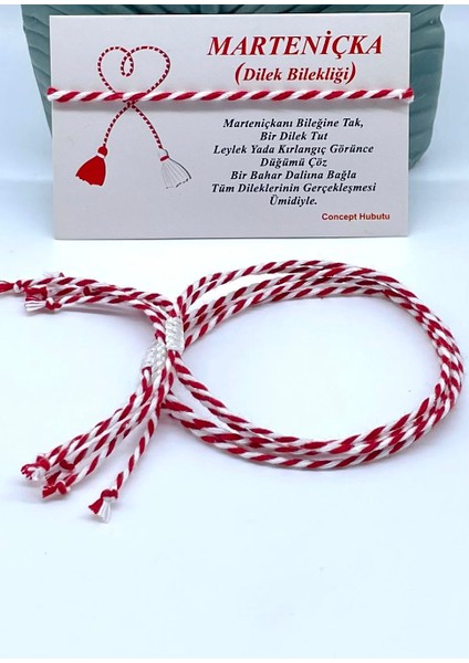 5'li Yılbaşı Hediyelik Kartlı Jelatinli Kilitli Uniseks Marteniçka Bilekliği Seti