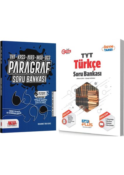 TYT Türkçe Soru Bankası - AKM Paragraf Soru Bankası 2'li Set