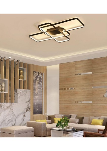 Lyna Siyah Kasa Beyaz Işık LED Avize fiyatları