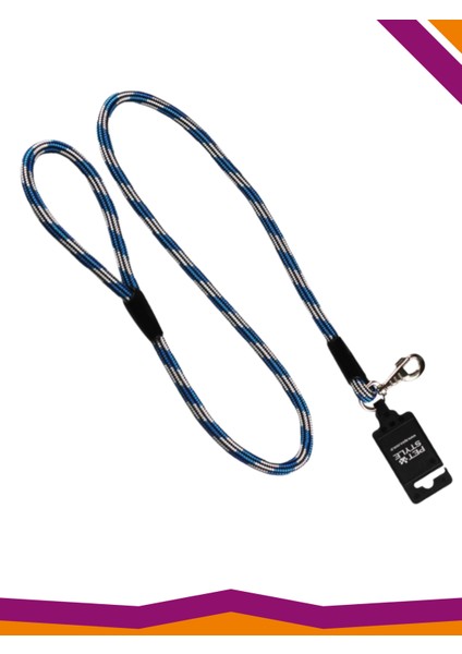 Köpek Gezdirme Tasması Çizgili Ip Fitil 13 mm x 120 cm fiyatları