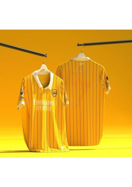 Arsenal 2024/25 Sezonu Isimsiz Özel Konsept Forması (Yellow)