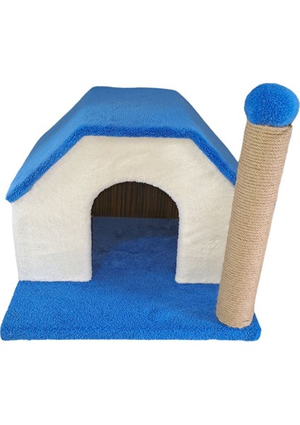 Mavi Kedi Evi Tırmalama Direği modelleri