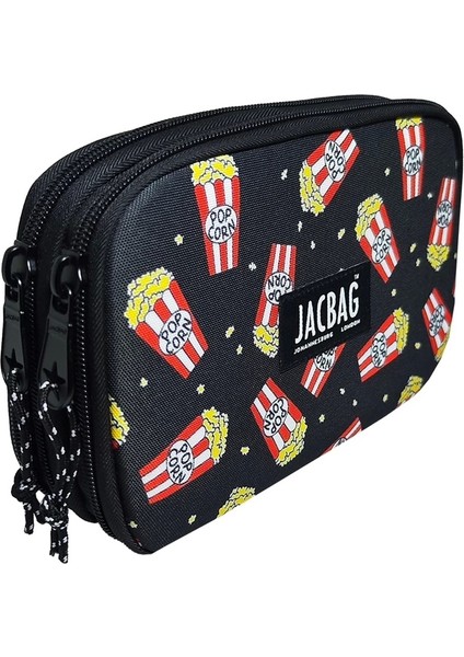 Dual Cover Jac-11 Oval- Çift Kapaklı Kalem Çantası fırsatları