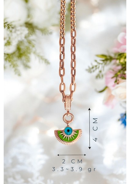 Yeşil Antik Güneş Rose Klipsli Kolye Ucu & Ajda Bilezik Charm | 925 Ayar Gümüş fiyatları