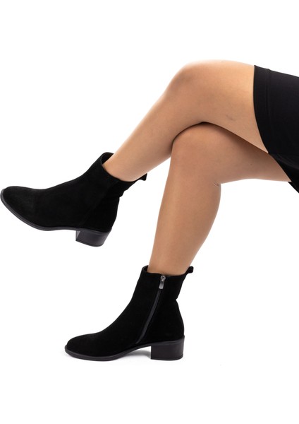 Kadın Deri Alçak Topuklu Fermuarlı Günlük Bot fırsatları