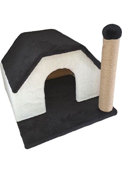 Siyah Kedi Evi ve Tırmalama Direği