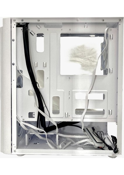 Rainy Beyaz 4X120MM Argb Halo Fan E-Atx Oyuncu Bilgisayar Kasası indirimleri