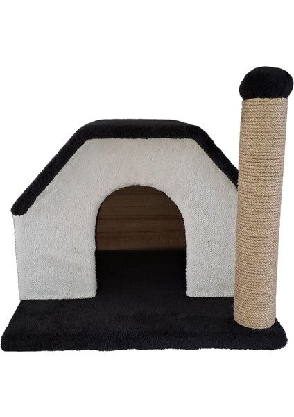 Siyah Kedi Evi ve Tırmalama Direği