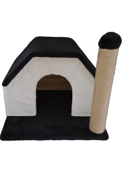 Siyah Kedi Evi ve Tırmalama Direği