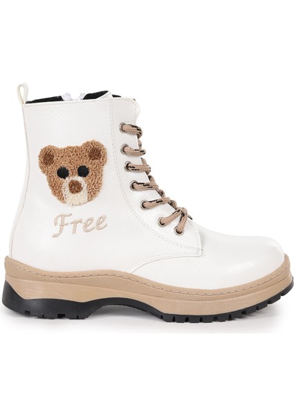 Termo Taban Kız Çocuk Bot 625 Kırışık Cilt Beyaz modelleri