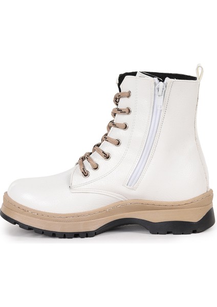 Termo Taban Kız Çocuk Bot 625 Kırışık Cilt Beyaz fırsatları