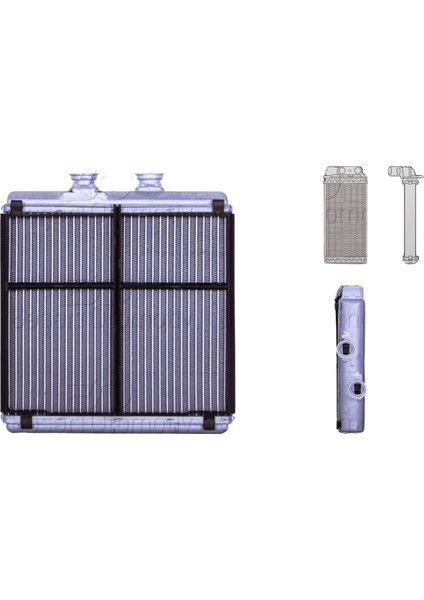 MERCEDES-BENZCCLASSC180200220230280300320350 07 Vesonrasıuyumlu-Kalorifer RADYATÖRÜ-2048300061-WISCO