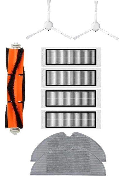 Xiaomi Vacuum Mop 1c (STYTJ01ZHM) Robot Süpürge Uyumlu 9'lu Yedek Parça Seti