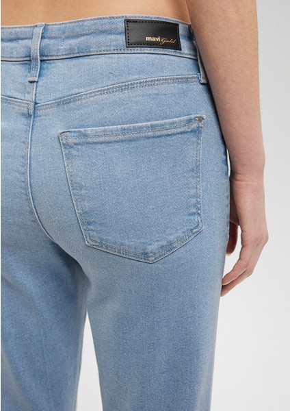Cindy Gold Shape Açık Mavi Jean Pantolon 100277-84410
