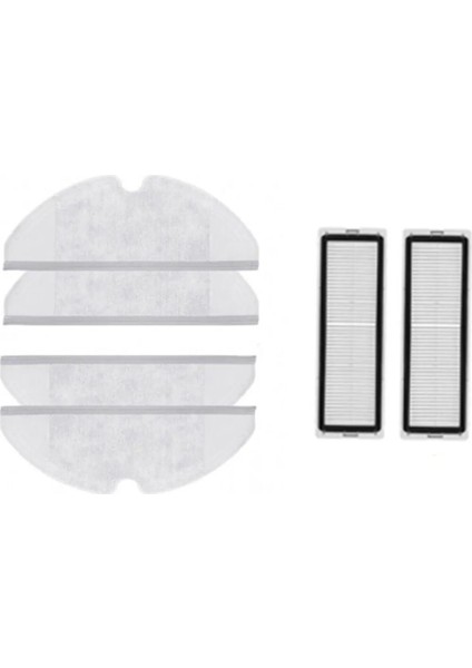 Xiaomi Vacuum Mop 1c (STYTJ01ZHM) Robot Süpürge Uyumlu 2'li Yedek Parça Seti